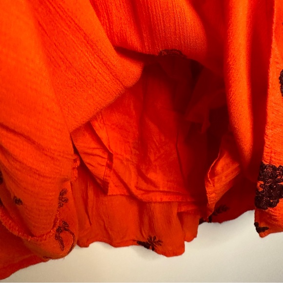 Free People‎ Emma Austen Cotton Long Sleeve Mini Dress - Picture 10 of 10